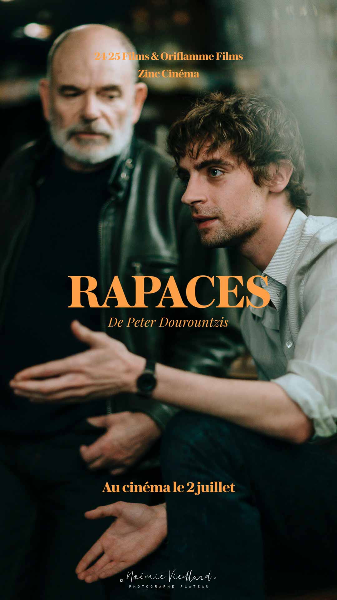 FRANCE - SHOOTING OF THE FILM RAPACES BY PETER DOUROUNTZIS portrait stefan crepon sur le tournage du film Rapaces de Peter Dourountzis