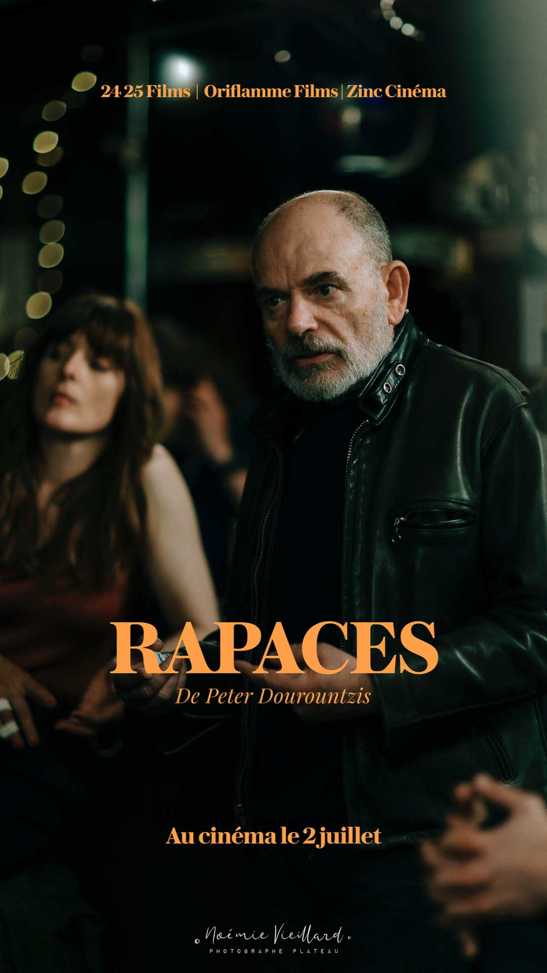 FRANCE - SHOOTING OF THE FILM RAPACES BY PETER DOUROUNTZIS jean pierre darroussin et valérie donzelli tournage film rapaces peter dourountzis